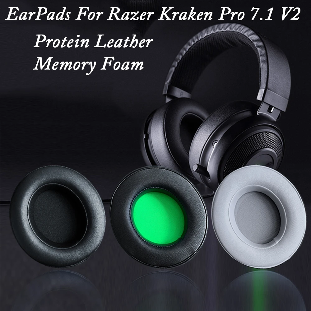 

2021 New Simple Memory Foam EarPads Replacement Headphone Ear Cushion Protein Leather Earmuff Headset Accessories