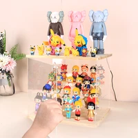 acrylic solid wood base dustproof display box is suitable for protecting dolls and toysthe door is easy to move and disassemble
