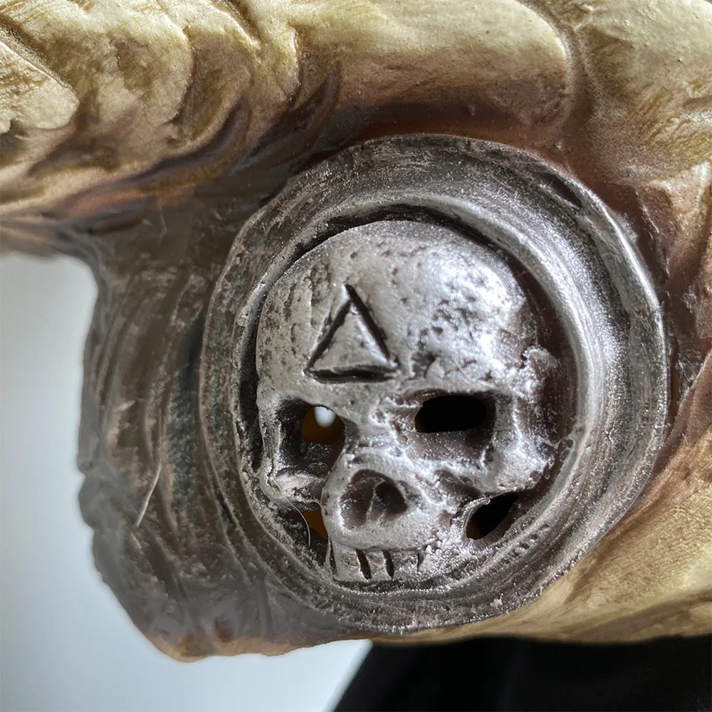 

Steampunk Mask Plague Doctor Cosplay Costume Skull Scary Latex Masks Halloween
