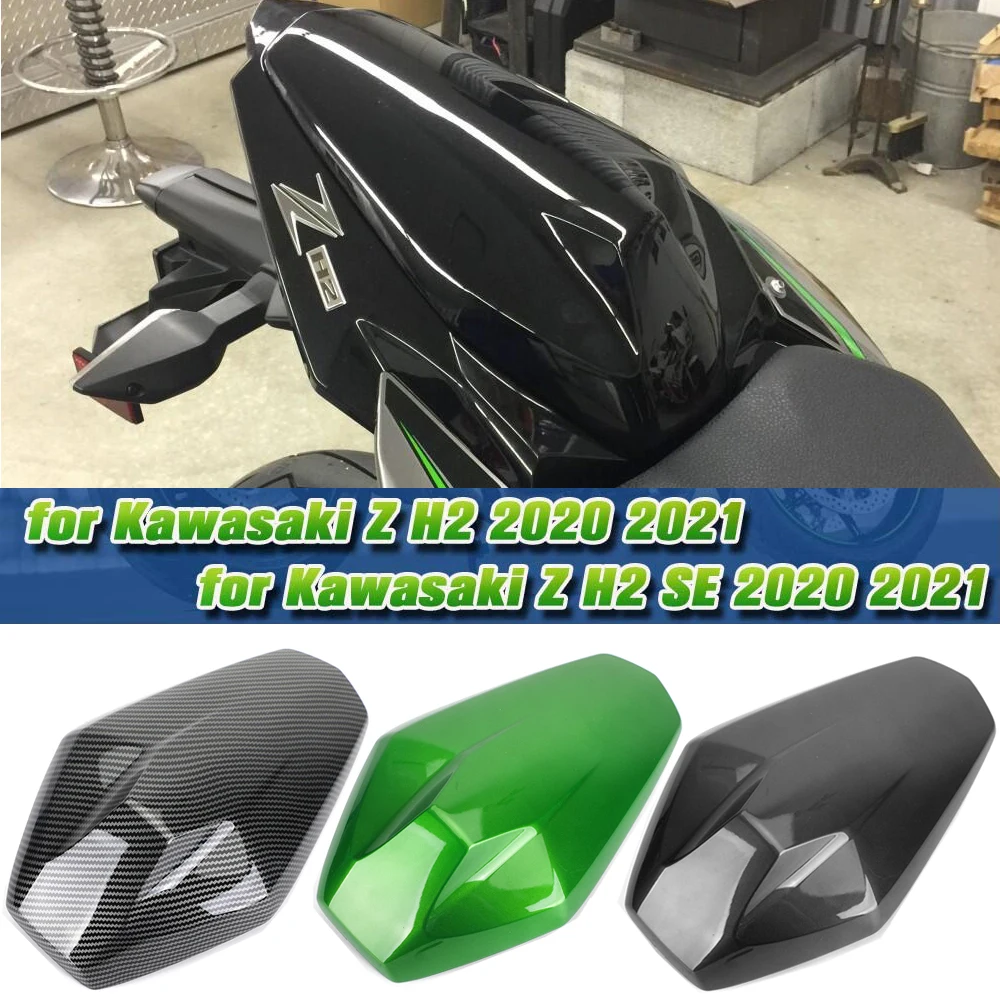 Couvre-selle passager Z H2 coprisedile carenatura per Kawasaki ZH2 SE Z-H2 KLF ZR1000 2020 2021 posteriore in fibra di carbonio verde