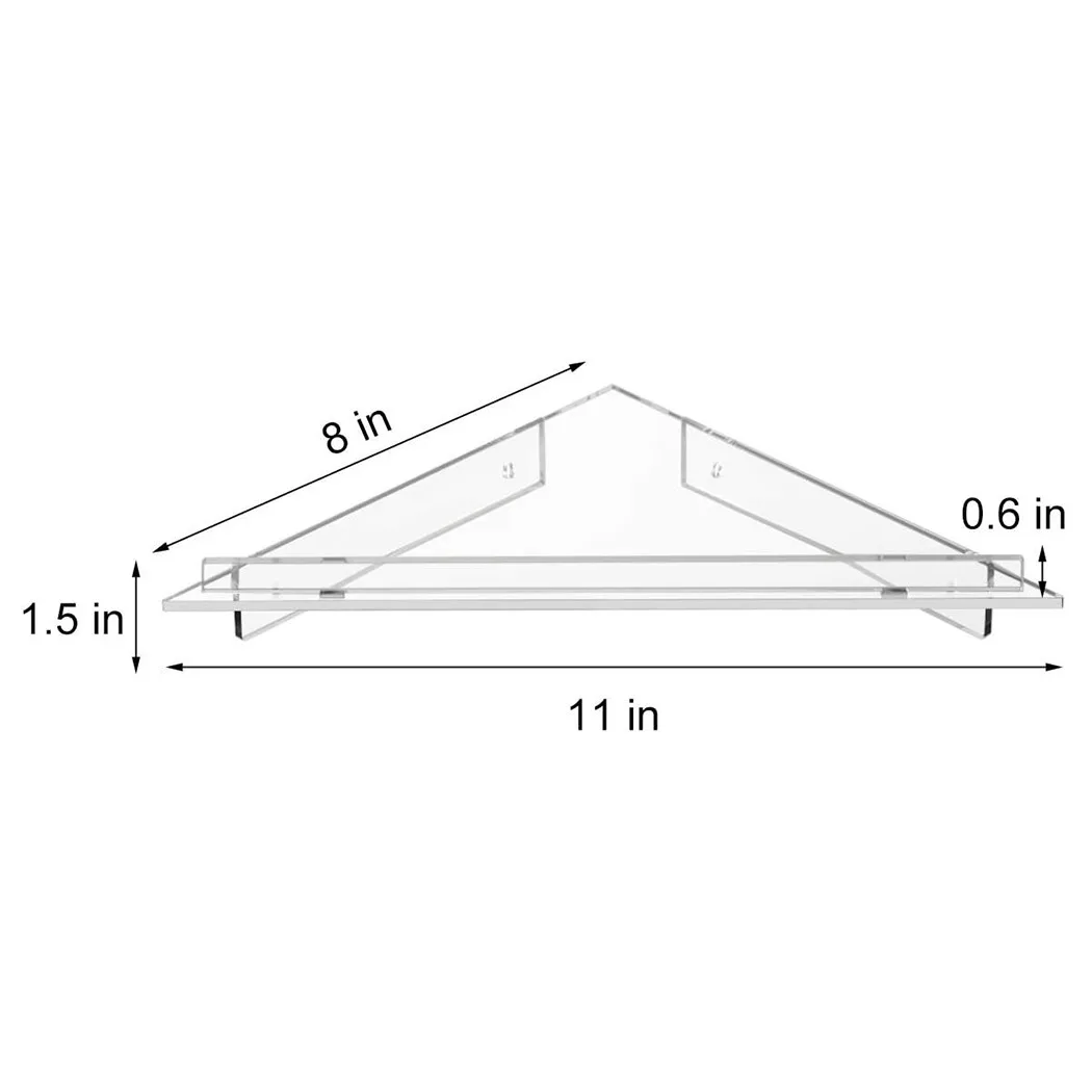 

4PCS/Set Bathroom Corner Shower Shelf Stand Kitchen Storage Rack Punch Free Kitchen Tripod Corner Stand