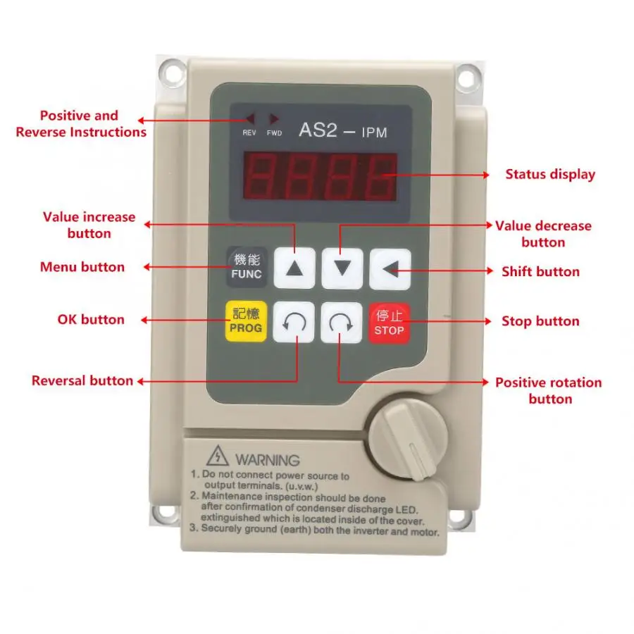 Преобразователь частоты инвертор однофазный вход/3-фазный выход 220 В