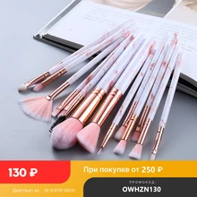 FLD 5/15Pcs Makeup Brushes Tool Set Cosmetic Powder Eye Shadow Foundation Blush Blending Beauty Make Up Brush Maquiagem