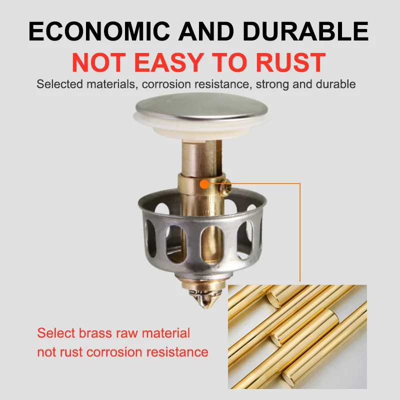 

Universal Wash Basin Bounce Drain Filter