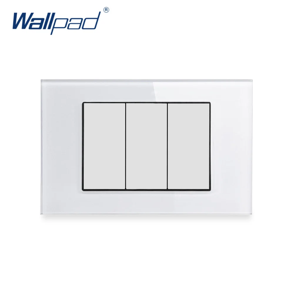 

Blank Panel Fill Blank of the Wall Wallpad Luxury Tempered Glass Panel 118*75mm No Function