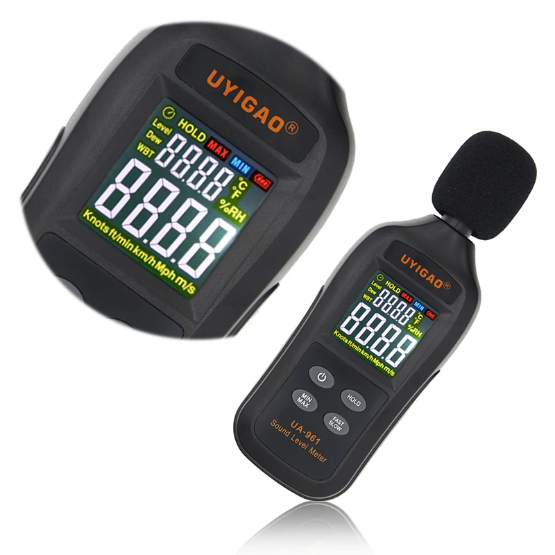 Портативный цифровой измеритель уровня звука ручной шума умный сенсор децибел