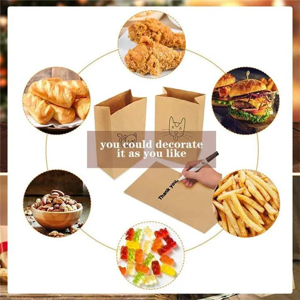 

cookie bags Kraft Paper bag mini Envelope Gift Bags Candy Bags Snack Baking Package Supplies Gift Wrap glue box