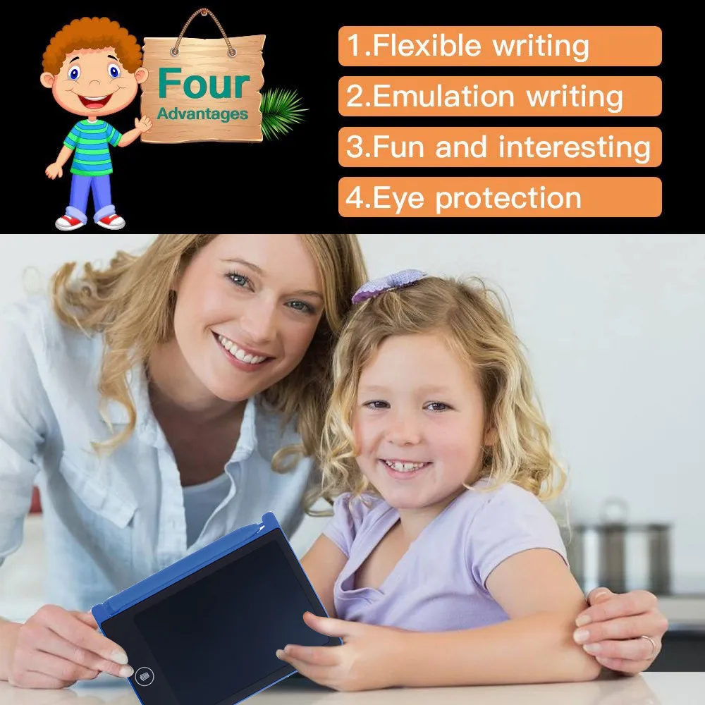 4 дюймовый ЖК планшет для рисования доска детей графическая электронный блокнот