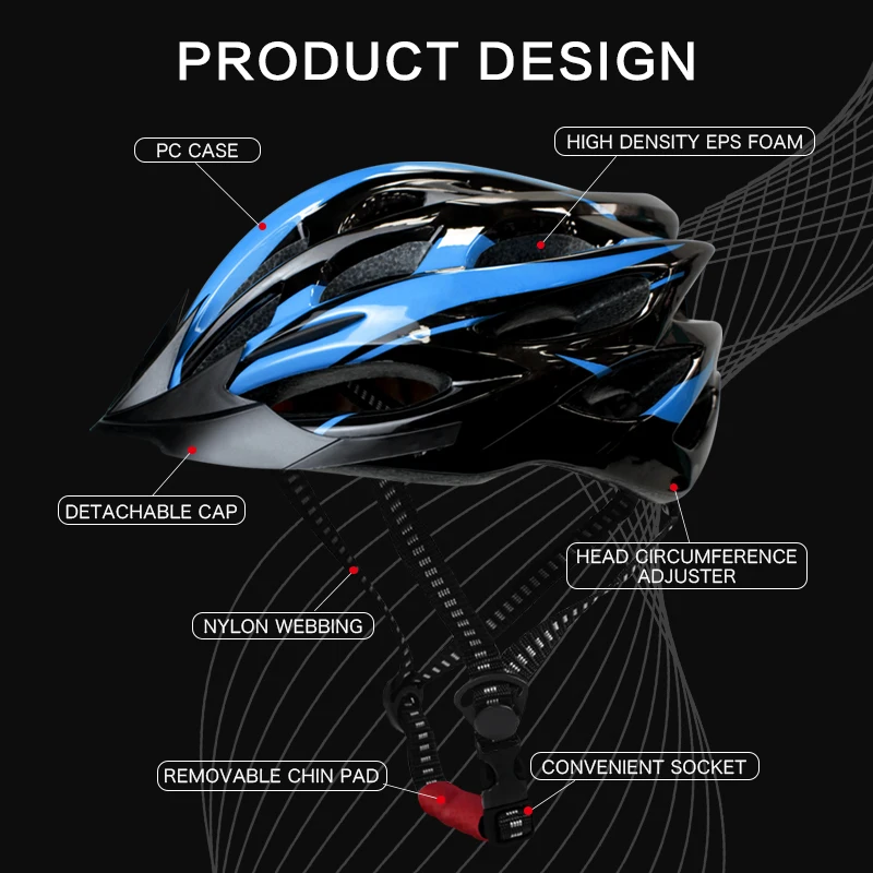 Ультралегкий велосипедный шлем DMAR защитная крышка из пенополистирола и
