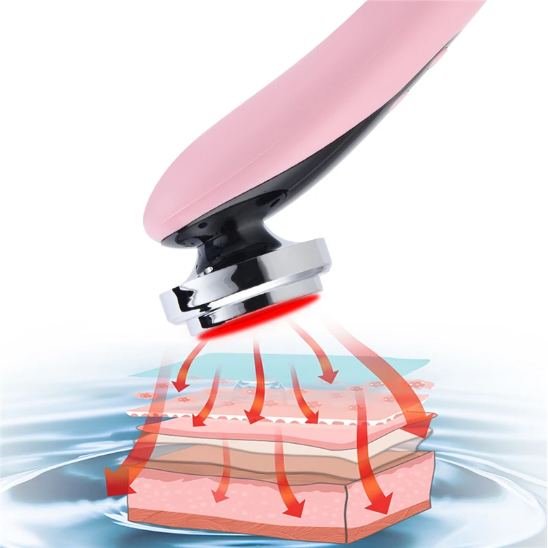 CkeyiN светодиодный светильник фотонный массажер для лица очиститель пор