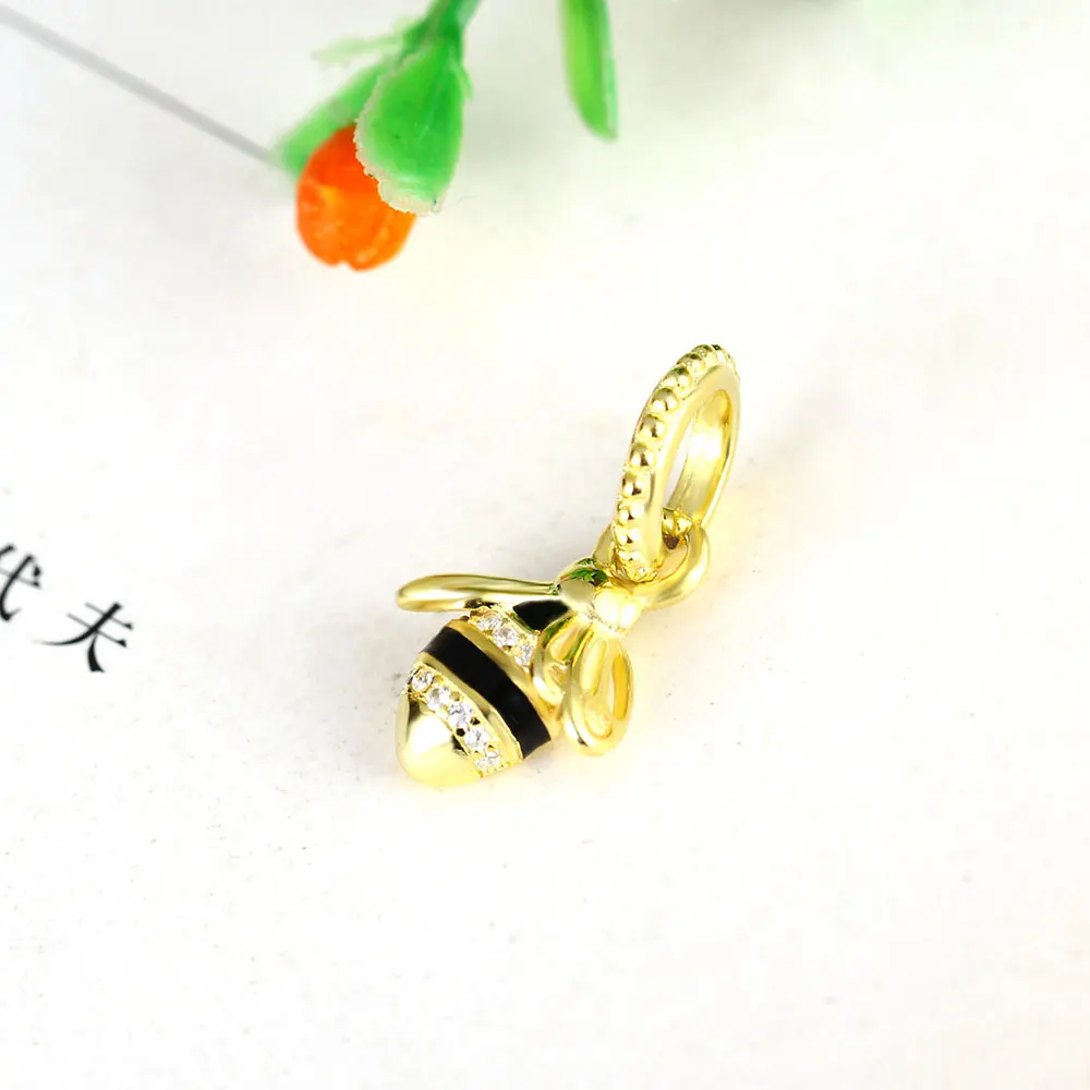 Женский браслет из серебра 2018 пробы с Пчелой | Украшения и аксессуары