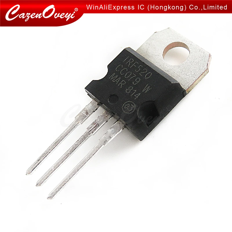 10 шт./партия, IRF520 IRF520N TO-220 IRF520NPBF, новая и оригинальная фотография