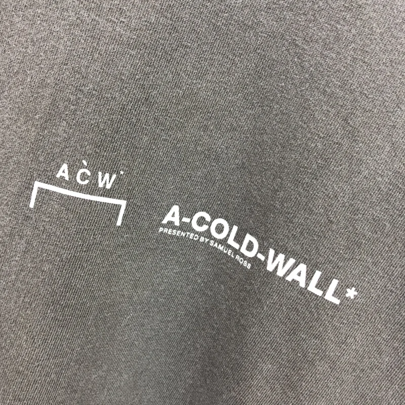 

A COLD WALL* Tee Classic A-COLD-WALL* T-shirt Men Women Vintage Grey apricot Color ACW T-shirts ACW Tops