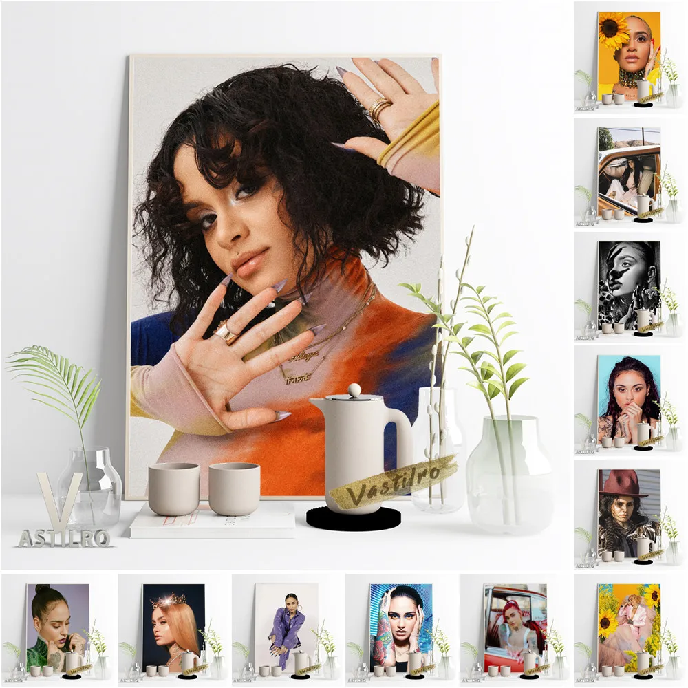 

Kehlani Fashion Magazine Album Singer Poster Music Star Art Print Bar Pub Club Wall Picture Sexy Girl Canvas Painting Home Decor
