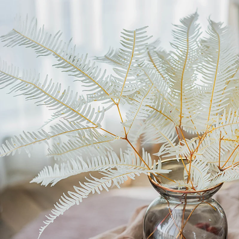 

1pc Everlast Grass Green Plants Leaves Fern Natural Dried Immortal Eternal Flowers Dicranopteris Pedata Room Wedding Home Decor