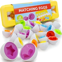 educational montessori early learning match shape math alphabet mathematic smart eggs game plastic material puzzle toys for baby