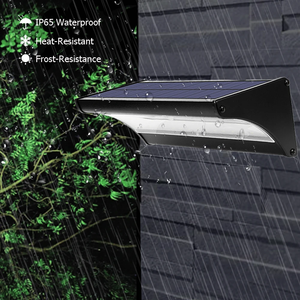 Солнечный светильник для отпугивания комаров настенный Водонепроницаемый IP65
