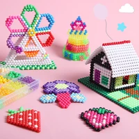 refill beads 3d handmade puzzle 1100pcs water spray beads 10 colors candy crystal kids magic toys for children diy box ball gift