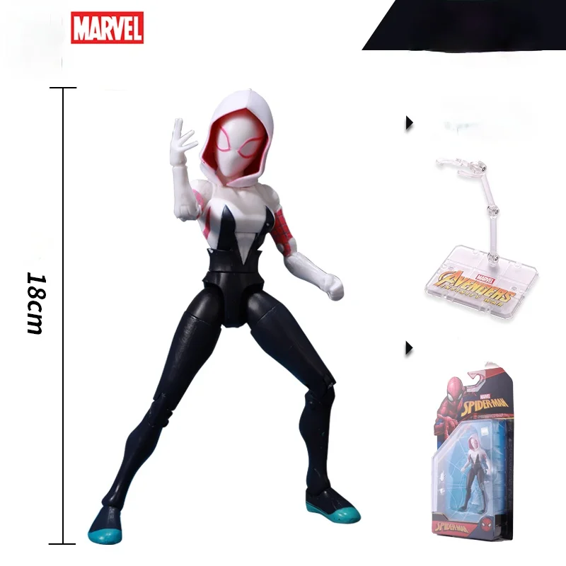 

Marvel Genuine Avengers Doll Gwen Spiderman Figure Model Movable Doll Decoration Toys Hobbies Action Figures Holiday Gift