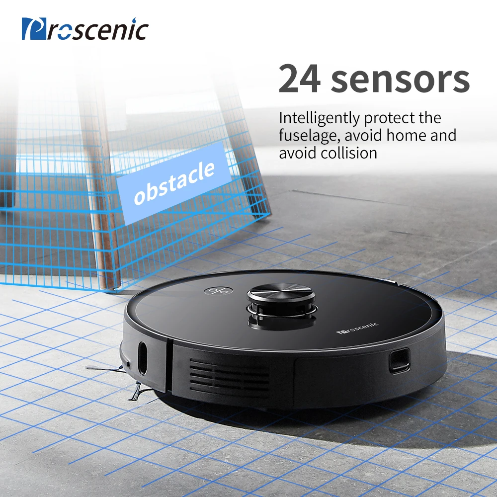 Робот-пылесос Proscenic M7 Pro с функцией влажной уборки 2700 па лазерная навигация чистка