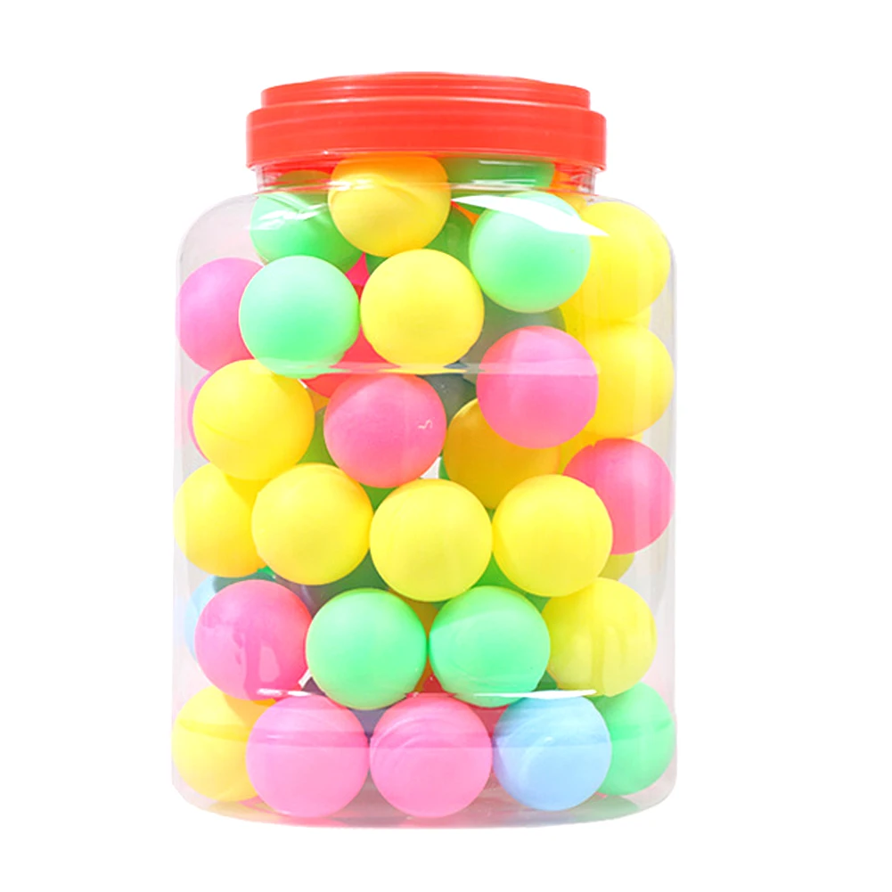 

60pcs Colorful Table Tennis Balls 3 Star Eco-Friendly Material Ping Pong Balls Table Tennis Training Balls With Transparent Box
