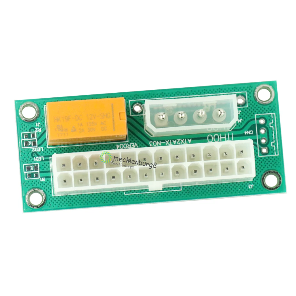 ATX 24Pin к Molex 4Pin Двойной источник питания синхронизация стартер Удлинительный