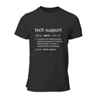 Забавная черная рубашка с технологической поддержкой, для компьютерного ботана, винтажная уличная одежда с графическим рукавом в стиле панк, 6539