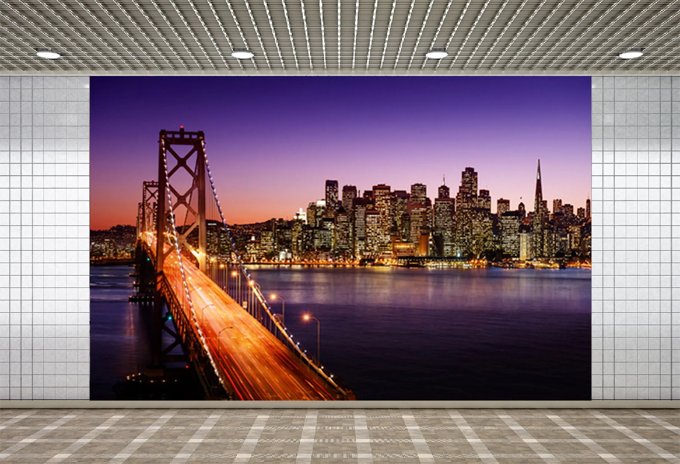 

Живописный фон Lyavshi с изображением золотых ворот моста для детского дня рождения