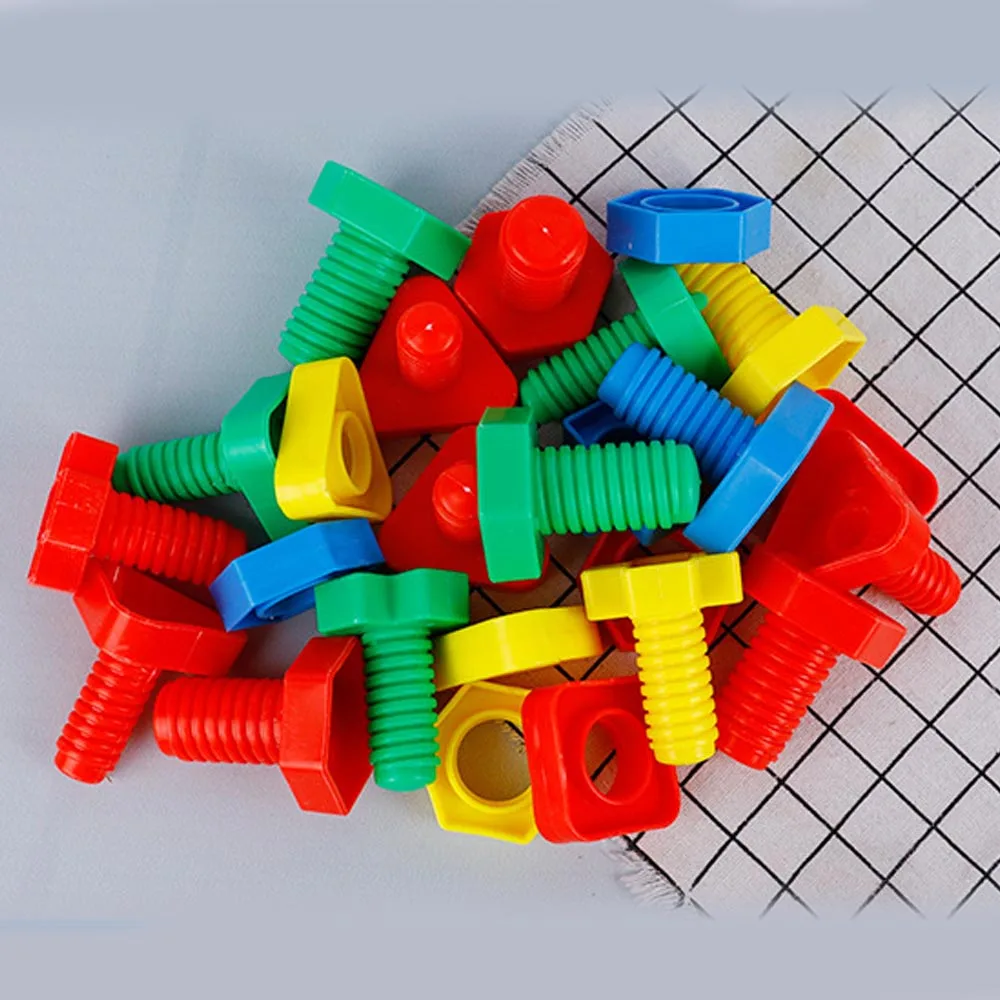 4 пары детских гаек и болтов|Конструкторы с отверткой| |