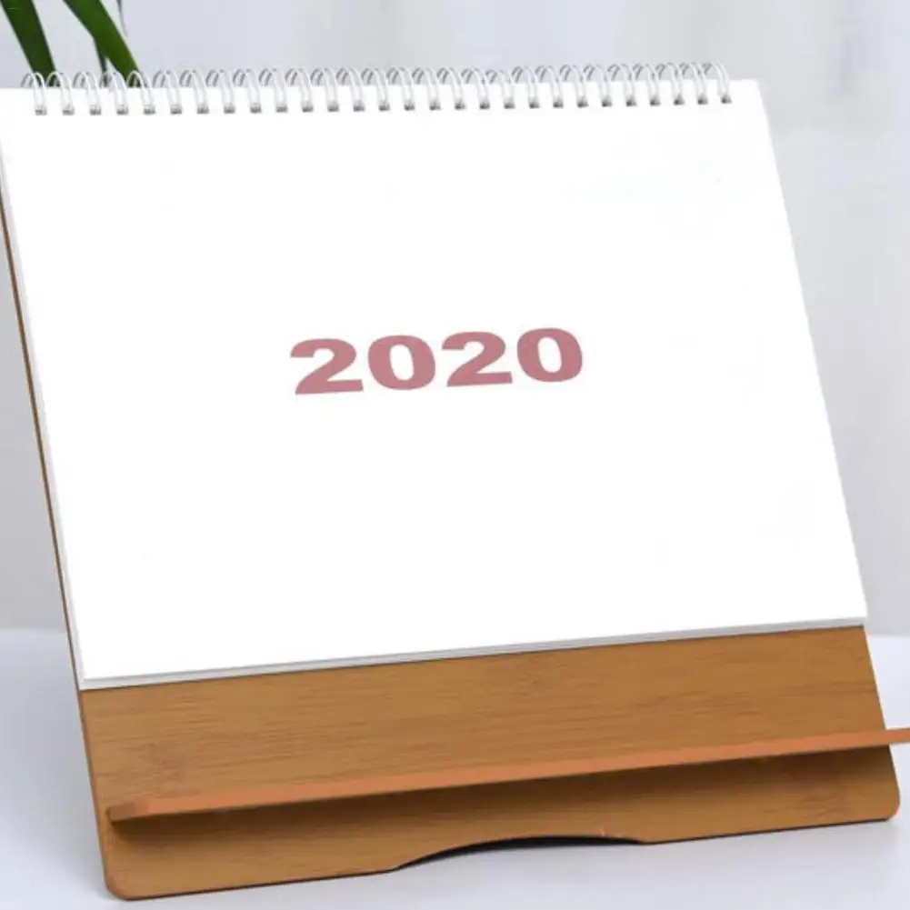 2020 Настольный Декор календарь домашний стол простой стиль личный план Блокнот |