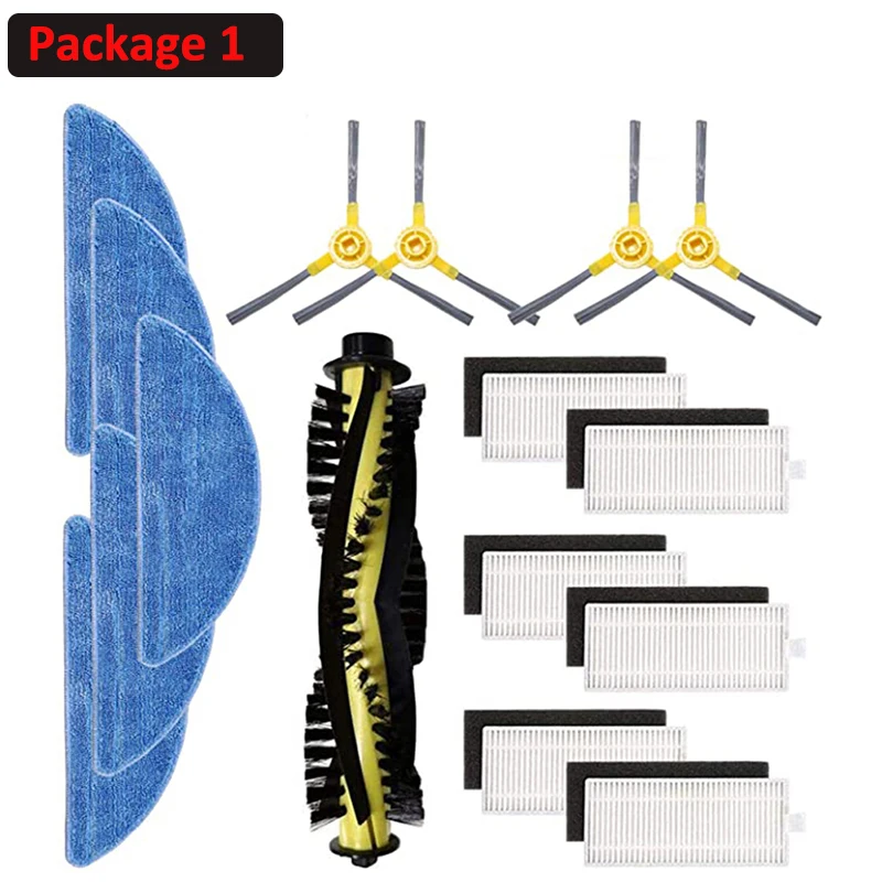 Набор Робот ролик основной боковая щетка фильтр насадка на швабру для уборки из