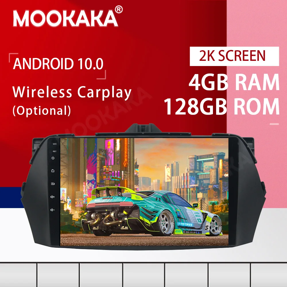 Автомобильный GPS-навигатор PX6 Android 10 0 4 + 128 ГГц для Suzuki Ciaz 2013-2017 мультимедийный