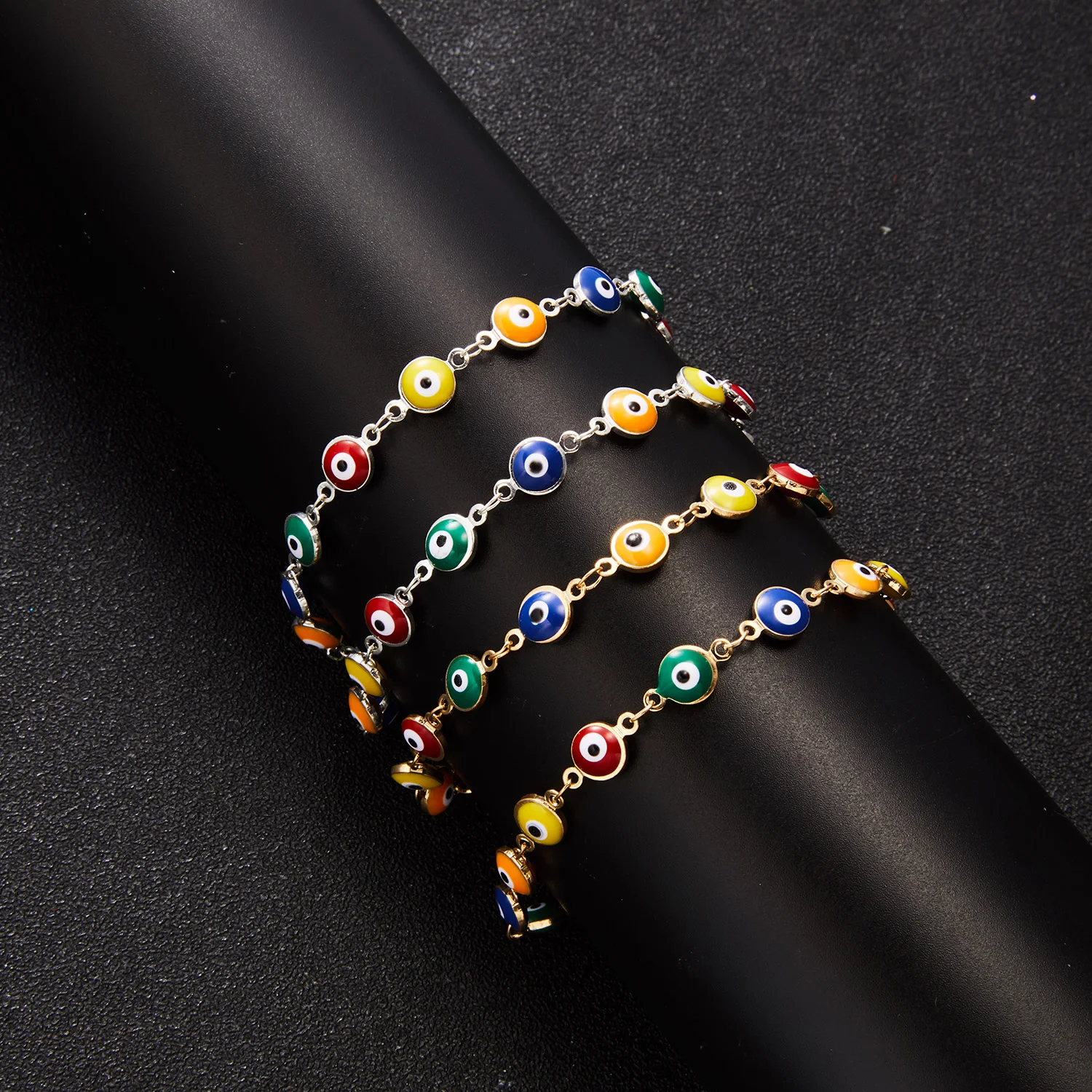 

Bohemian Colorful Turkish Lucky Evil Eye Necklace For Women Gold Color Clavicle Chain Choker Girl Party Personality Jewelry Gift