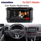 Liandlee для SEAT Alhambra 2010  2013 2 Din Автомобильный GPS-радио, навигация, карты, DVD-плеер, HD-экран, камера OBD2, ТВ