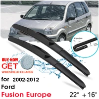 car blade front window windshield rubber silicon refill wiper for ford fusion europe 2002 2012 lhdrhd 2216 car accessories