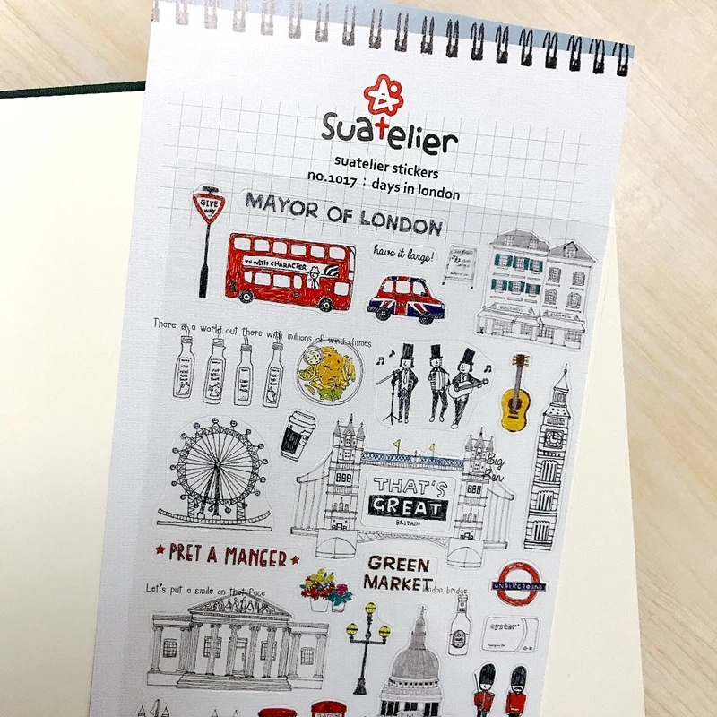 

Набор наклеек Sonia Days In London