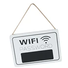 Деревянная подвесная доска с Wi-Fi и паролем для дома, бара, паба, магазина, кафе, отеля, украшение Вечерние