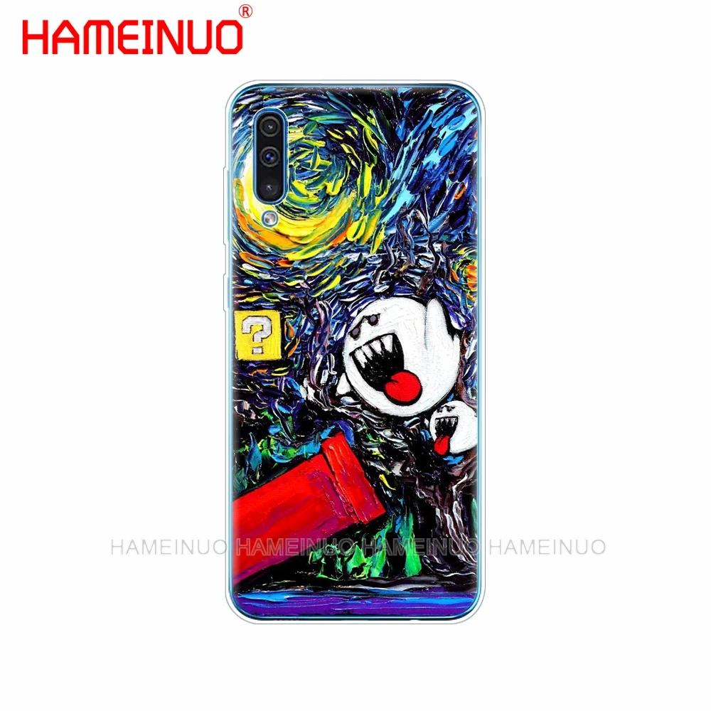 silicon phone cover case for Samsung Galaxy S10 E PLUS A10 A20 A30 A40 A50 A70 A10E A20E M20 coque bumper Van Gogh Starry Night | Мобильные