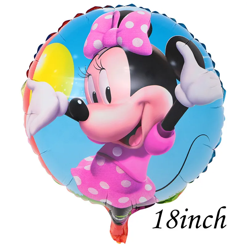1pc 18inch 112 см гигантский Микки Минни Маус фольгированный шар мультфильм день рождения украшения дети ребенок душ вечерние игрушки - Цвет: 1pc 18inch