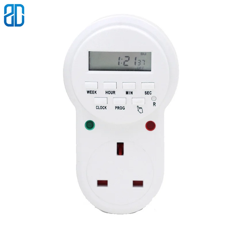 Штепсельная розетка 13A штепсельная вилка Великобритании электронный цифровой