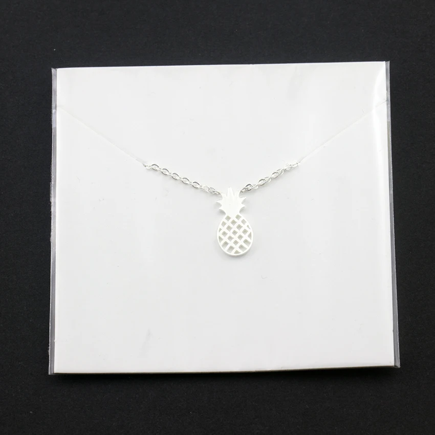 Summer Pineapple Pendant Necklace Stainless Steel Chain Fruit Charm Women Colar Vintage Jewelry Kids Ananas Bijoux|pineapple pendant|vintage