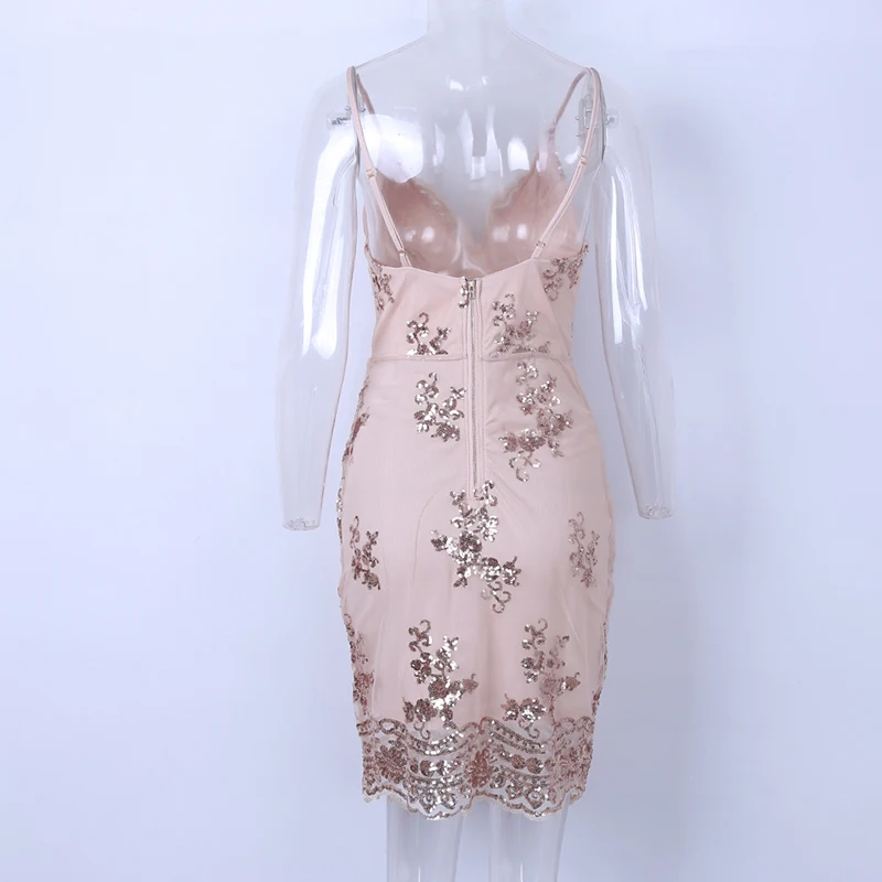 Вечернее сексуальное черное Золотое платье с блестками для женщин Befree Вечерние