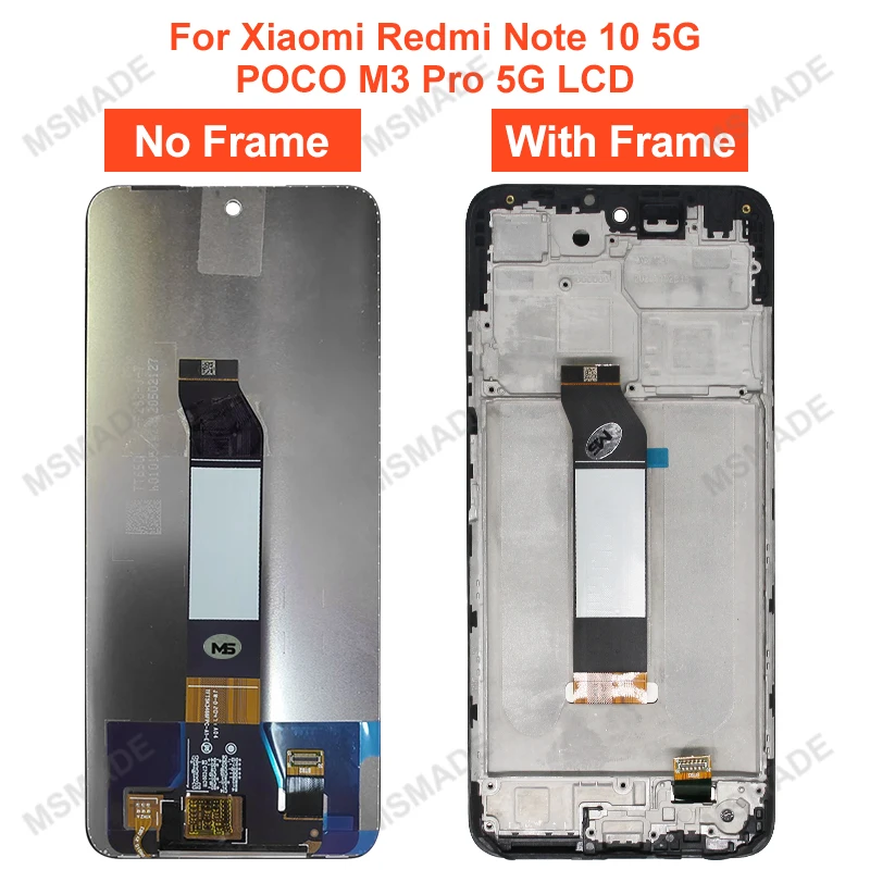 Pantalla LCD Original para Redmi Note 10, 4G, M2101K7AI, 5G, POCO M3 Pro, M2103K19G-3