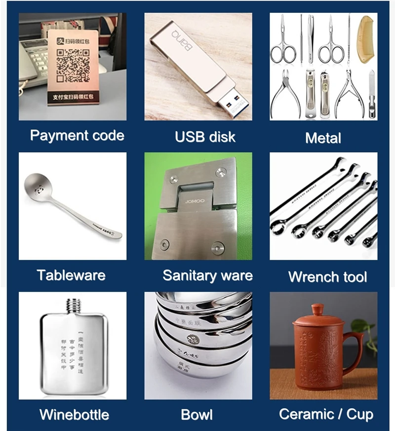 50 Вт волоконная лазерная маркировочная машина 30 гравировальная Raycus для резки