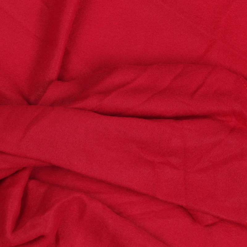 Cosy Thick Plush Snuggle Fleece Blanket With Sleeves Wine Red | Дом и сад