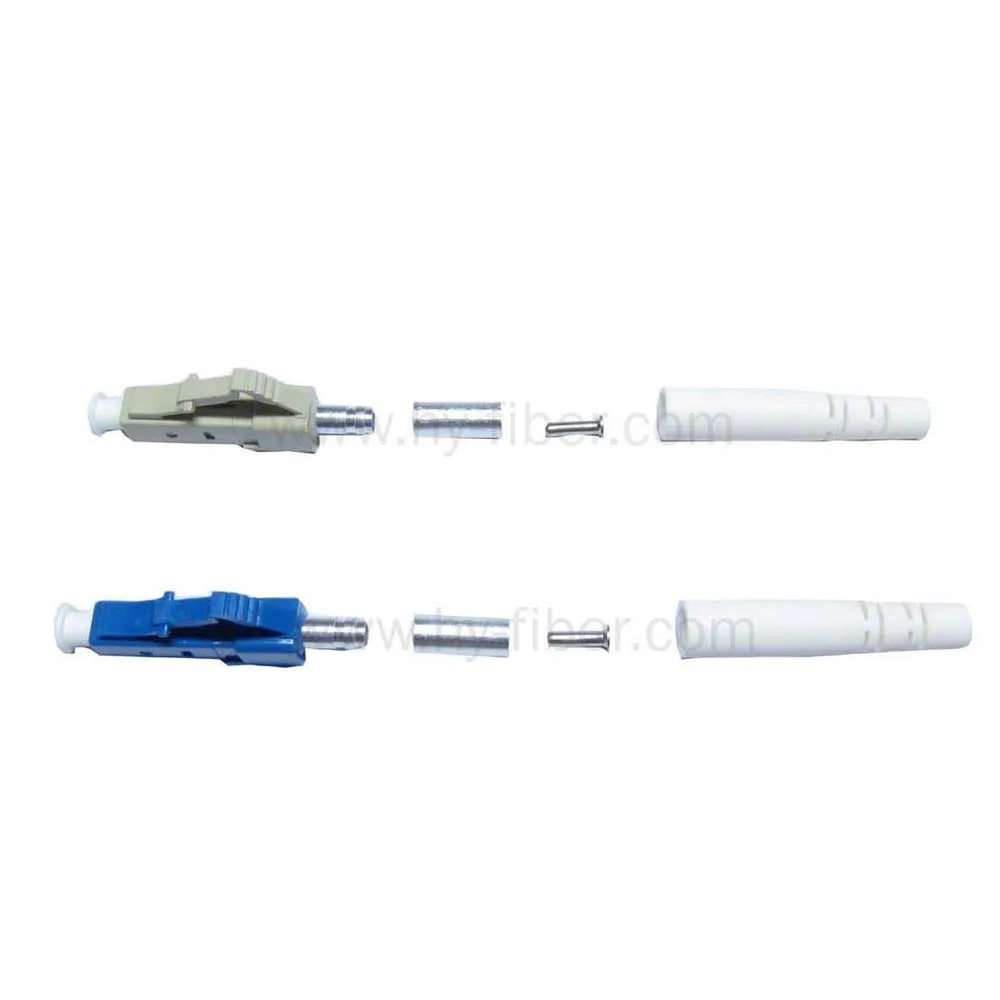 200 шт. комплекты оптоволоконных коннекторов LC SM/PC цвет корпуса синий ботинка