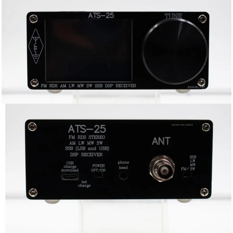 SI4732 все диапазонные радио FM AM (MW и SW) SSB (LSB USB) с 2 4-дюймовым сенсорным экраном D5-001 |