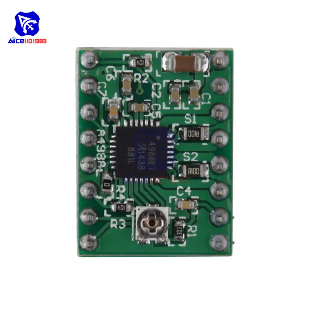 Шаговый Драйвер Reprap A4988 модуль драйвера шагового двигателя с