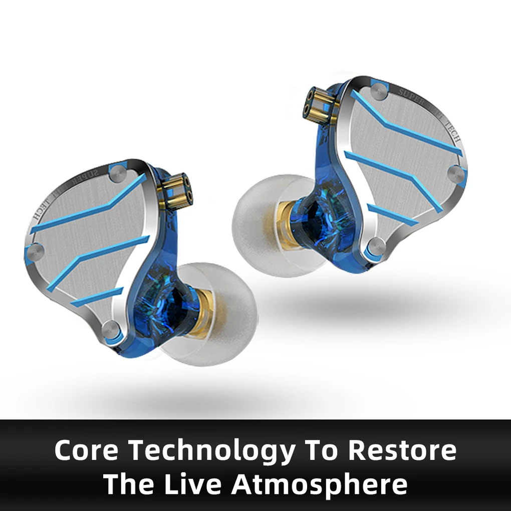 

Металлические наушники QKZ ZXN, Hi-Fi наушники-вкладыши с басами, наушники-вкладыши, Спортивная гарнитура с шумоподавлением и стерео микрофоном