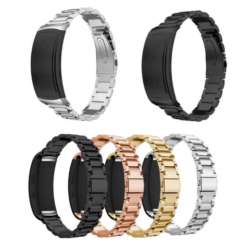 Подходит для смарт браслета Samsung Gear Fit 2 Fit2 Pro металлический ремешок